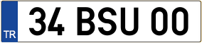 Truck License Plate